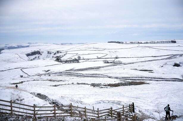 Cold snap continues with exact areas where UK snow will hit as 550-mile blizzard to cover entire country