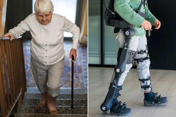 Walking sticks are set to be replaced by special clothes that support us in old age