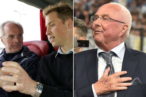 Prince William calls Sven-Goran Eriksson a 'true gentlemen' in touching tribute