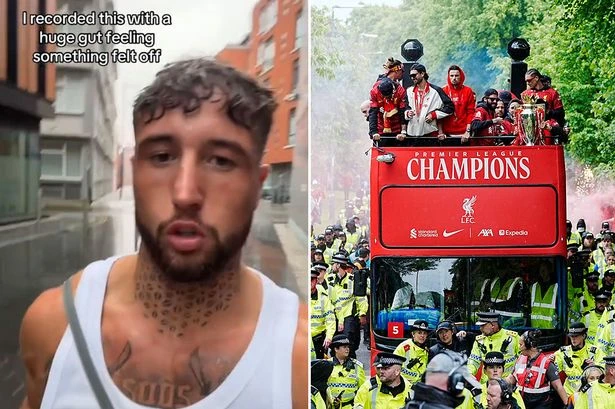 Liverpool fans had 'eerie feeling' and 'strange vibe' minutes before 'hell' parade crash