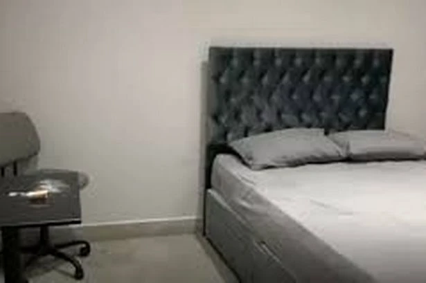 Cops stumble across eerie bedroom with just a bed and table with white powder on it