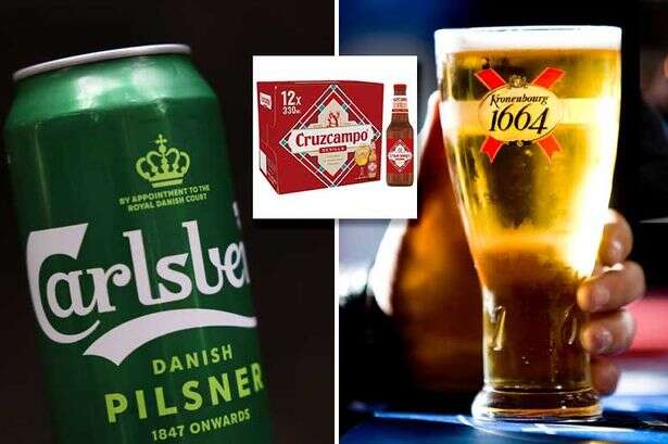 Most popular 'continental lagers' actually brewed in Britain as big brands slammed