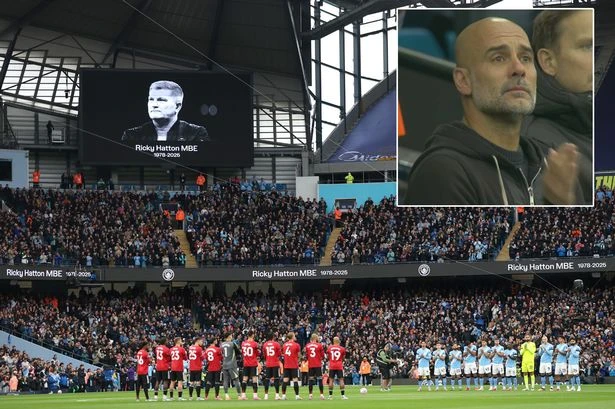 'Emotional' Pep Guardiola 'has tears in his eyes' during Man City's Ricky Hatton tribute