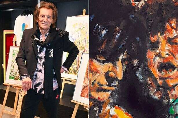 Rolling Stones' Ronnie Wood has painting 'obsession' after ditching rock and roll life