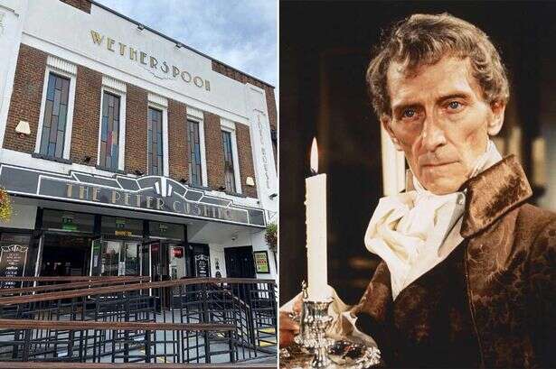 Pub fans praise Wetherspoons for naming boozer after terrifying 'Hammer Horror' star