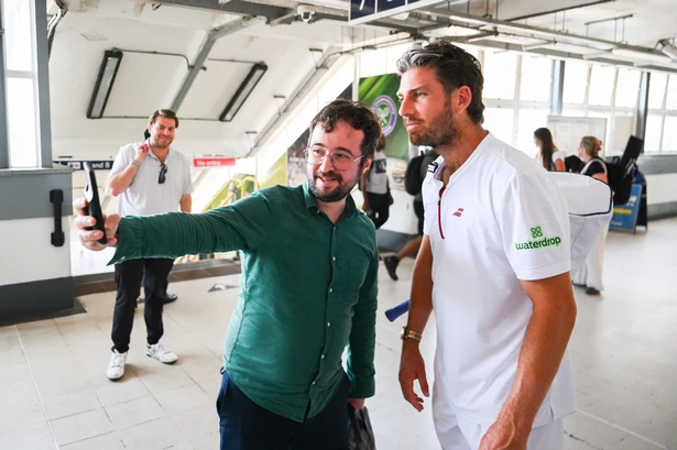 Cameron Norrie takes 'The Ace' to Wimbledon training as Brit tennis star learns opponent