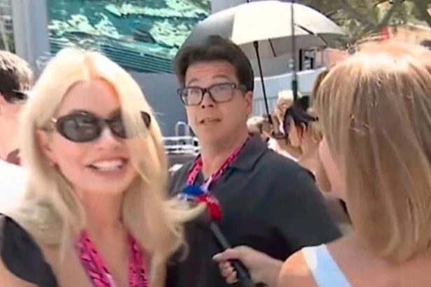 Holly Willoughby makes cheeky dig after being shoved aside by Kim Kardashian