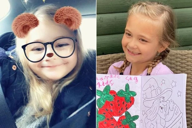 Family of girl, six, hit and killed in horror crash in front of her dad pay tribute to ‘beautiful and happy’ daughter