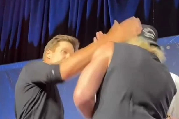 NFL legend Tom Brady slaps 'dork' WWE star Logan Paul as feud escalates