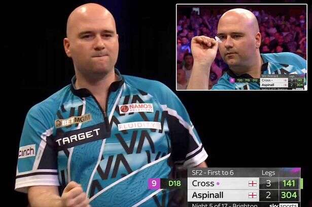 Cross nails second nine-darter of the evening as fans hail 'unbelievable' night