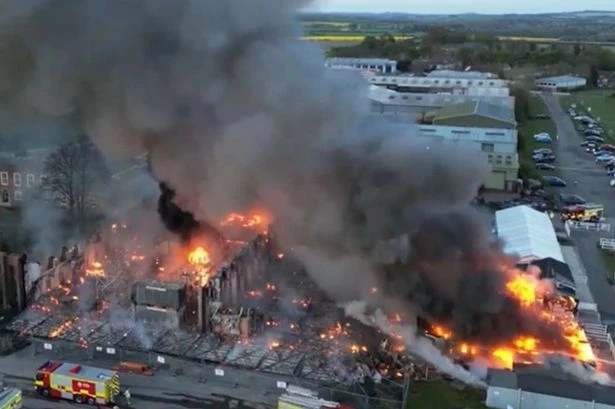 Fire rips through UK airfield as black smoke seen for miles in major incident