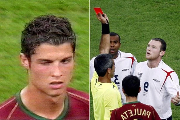 Portugal squad's reaction to Cristiano Ronaldo's wink after Wayne Rooney World Cup clash