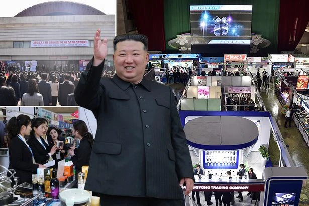 Inside bizarre secretive North Korean trade fair as knock-off goods flogged and Russians banned