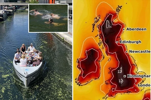 Brits issued UK heatwave warning as red heat maps show 32C scorcher to melt entire country