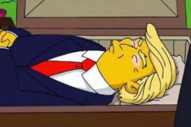 Sleuths claim The Simpsons correctly predicted 'Trump's death' as conspiracy swirls