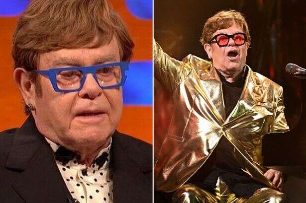 Elton John 'loses it' and needs to be consoled after revealing he 'hasn't got long left'