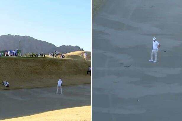 Golfer plays 'worst hole ever' as commenter shouts 'what are you doing'