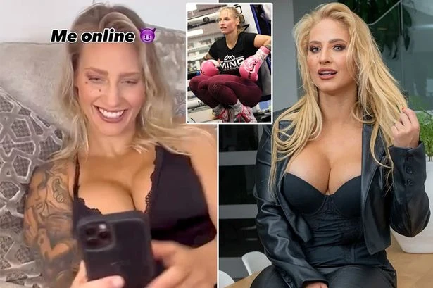 Ebanie Bridges leaks 'unfiltered' pic as boxing star launches 'little side page'