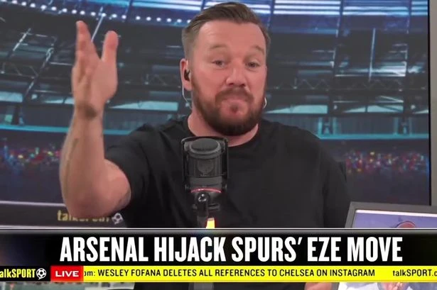 Jamie O'Hara forces talkSPORT to go off-air over his explosive Eberechi Eze rant