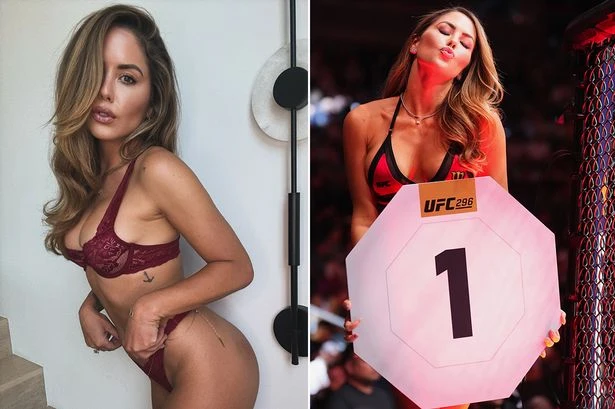 UFC ring girl dubbed 'too hot for the internet' and risks Insta ban with snaps