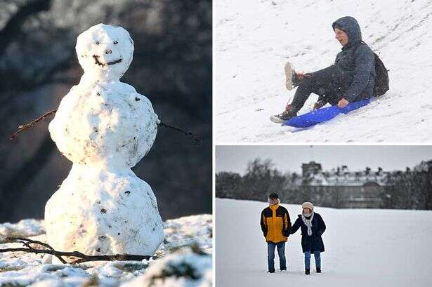 Brits told to brace for -10C chills as snow to blanket UK on Valentine's weekend