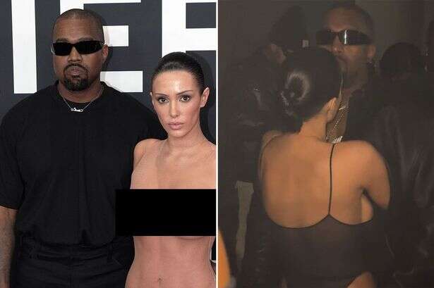 Kanye West grabs Bianca Censori's bum in steamy snaps after Grammys strip stunt