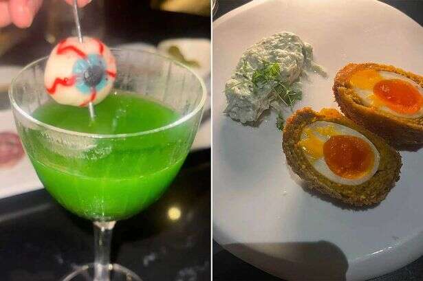 'I found hidden date night spot with Halloween eyeball cocktails and £14 scotch egg'