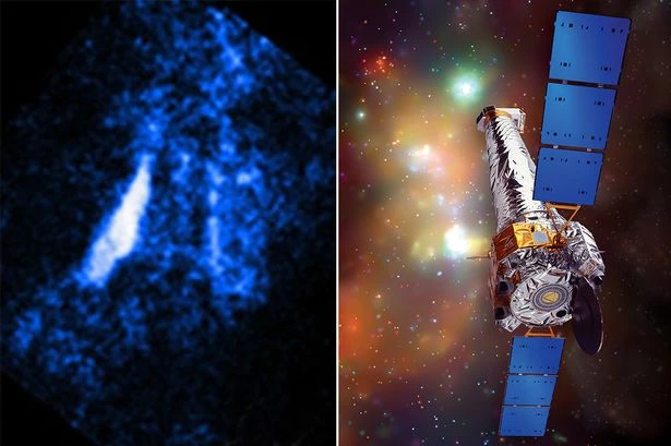 NASA spots supermassive black hole giant 'exhaust' vent in middle of Milky Way