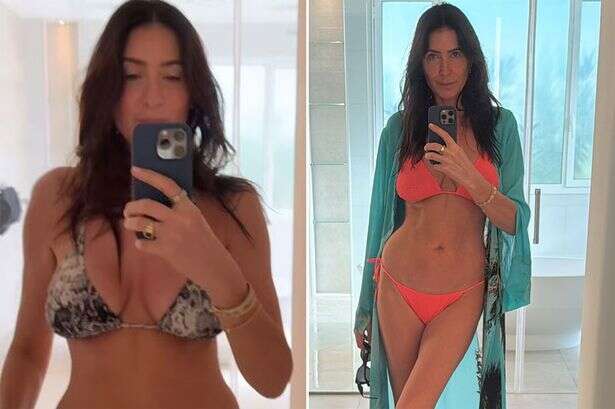 Lisa Snowdon 'getting better with age' as she wows in 'smoking' bikini snap