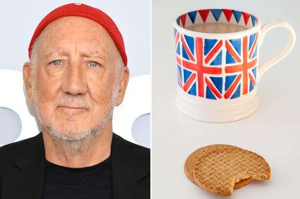 The Who rock star says two very British things help lift him from his daily depression