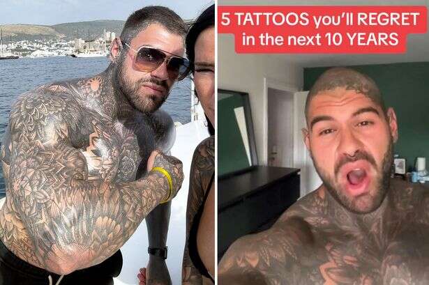 Bloke who inked entire head reveals 'five tattoo types you're going to regret in 10 years'