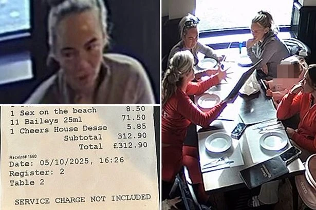 Four women and kids devour £300 worth of steaks and cocktails then walk out without paying