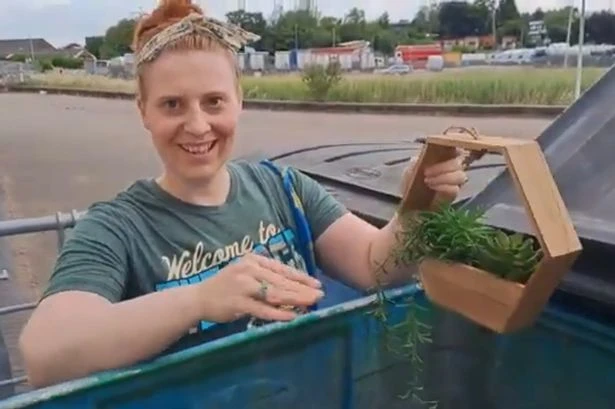 Self-confessed 'skip diver' saves thousands by rummaging through bins