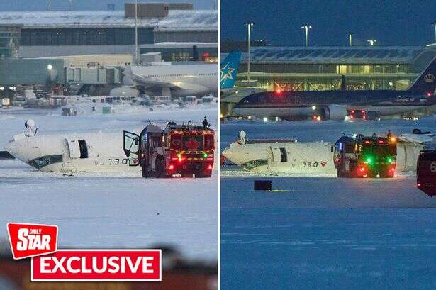 How all passengers aboard Delta Air plane that crash landed on its back survived