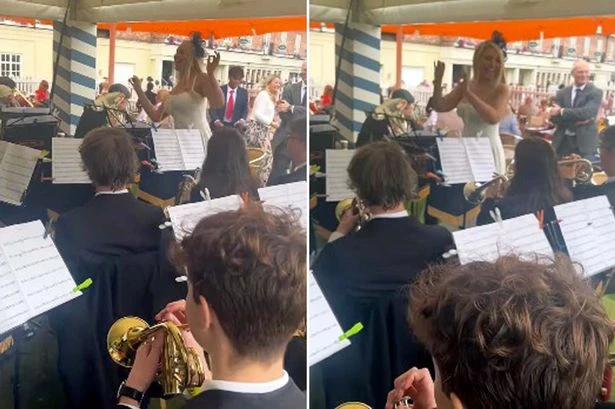 Emma Louise Jones shows off 'new talent' and wows fans while wearing low cut dress