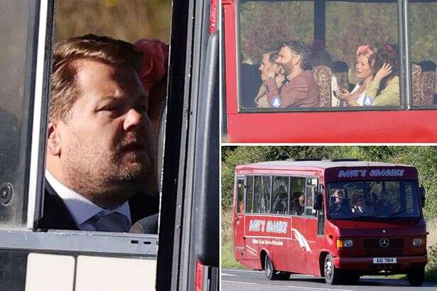 Gavin and Stacey cast spotted in sticky situation filming festive wedding scenes