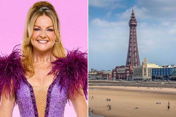 Strictly fave Sarah Hadland had a bad experience in Blackpool thanks to a crazed donkey