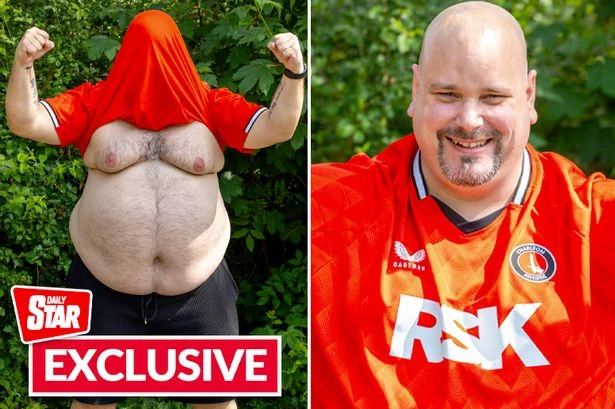 'I looked a fat wally but when Charlton score it's pure emotion' says viral man boob fan