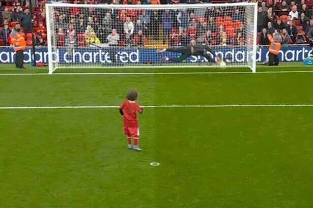 David James booed by Liverpool fans after saving 11-year-old's penalty - TWICE