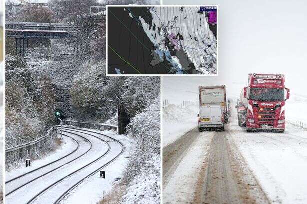 UK weather maps reveal exact date and where 20cm snow to fall in 48-hour Nordic freeze