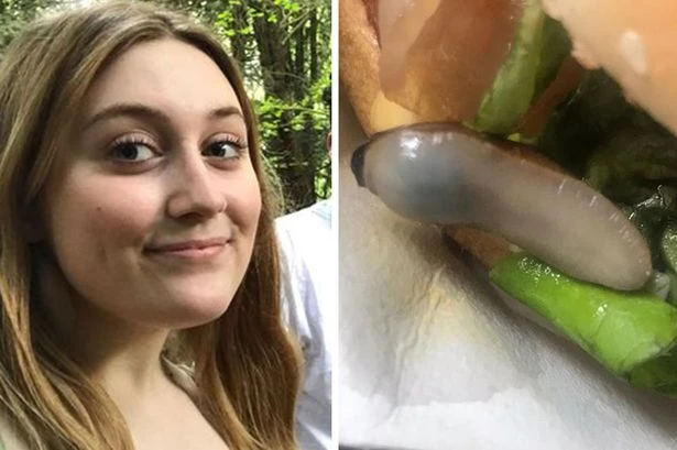 Disgusted couple felt sick finding a slug in McDonalds burger they thought was a pickle