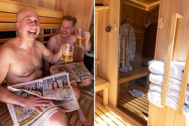 Saunas now 'the new pub' as Brits prefer stripping off to relax with pals and go on pull