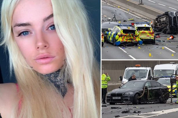 Woman whose first date ended in A1 horror crash with multiple police cars pictured