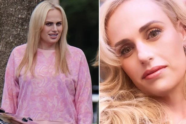 Rebel Wilson shows off 4.5 stone weight loss as she takes a break on set of new film