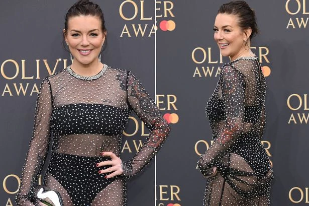 Sheridan Smith dazzles in completely see through dress on red carpet after musical axe