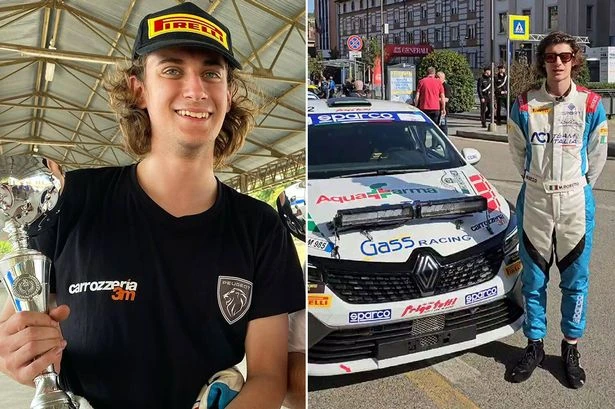 Racing champion, 21, dies in horror crash into tree as test run ends in tragedy