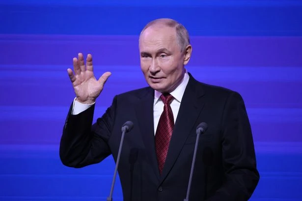 'Human Emoji' Putin is back as he gives bizarre and very animated Moscow City Day speech