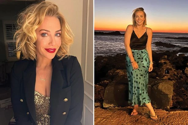 Laura Hamilton channels ‘Marilyn Monroe’ as she sizzles in plunging blazer