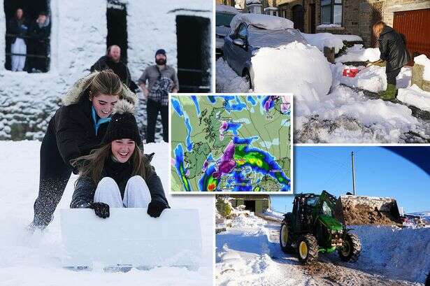 Exact date arctic blast set to batter Britain with 12-hour snow storm