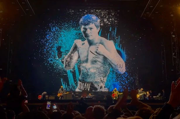 Oasis pay heartfelt tribute to pal Ricky Hatton at London Wembley reunion gig